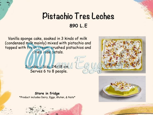 KBs Cake Studio menu Egypt 2