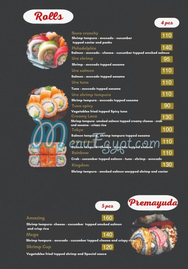 KING SUSHI online menu