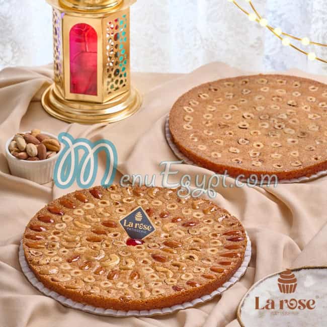 La Rose menu Egypt