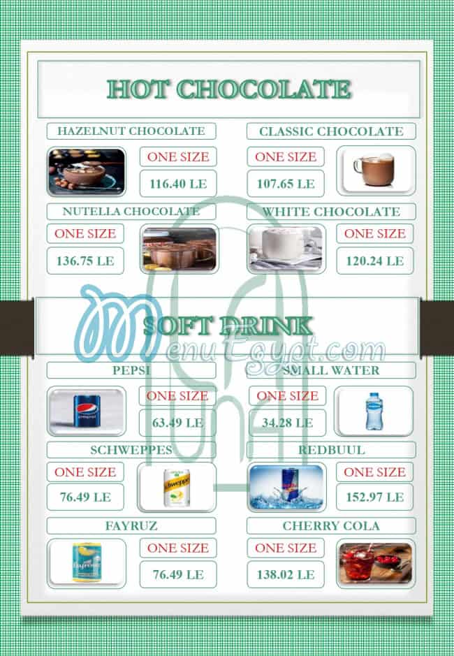 La UNA Cafe and Restaurant menu Egypt 7
