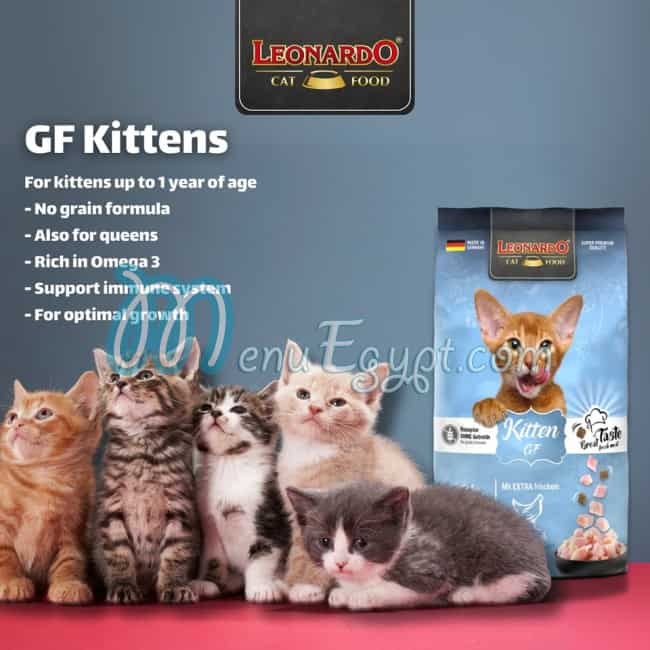 Leonardo Egypt delivery menu