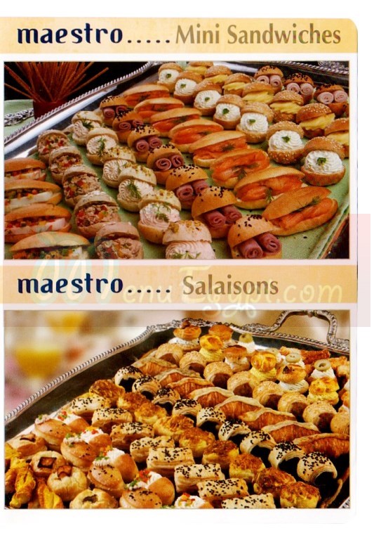 Maestro menu Egypt 1