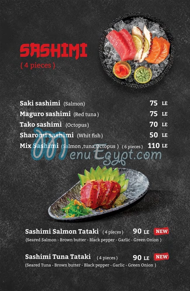 Maguro Sushi delivery menu