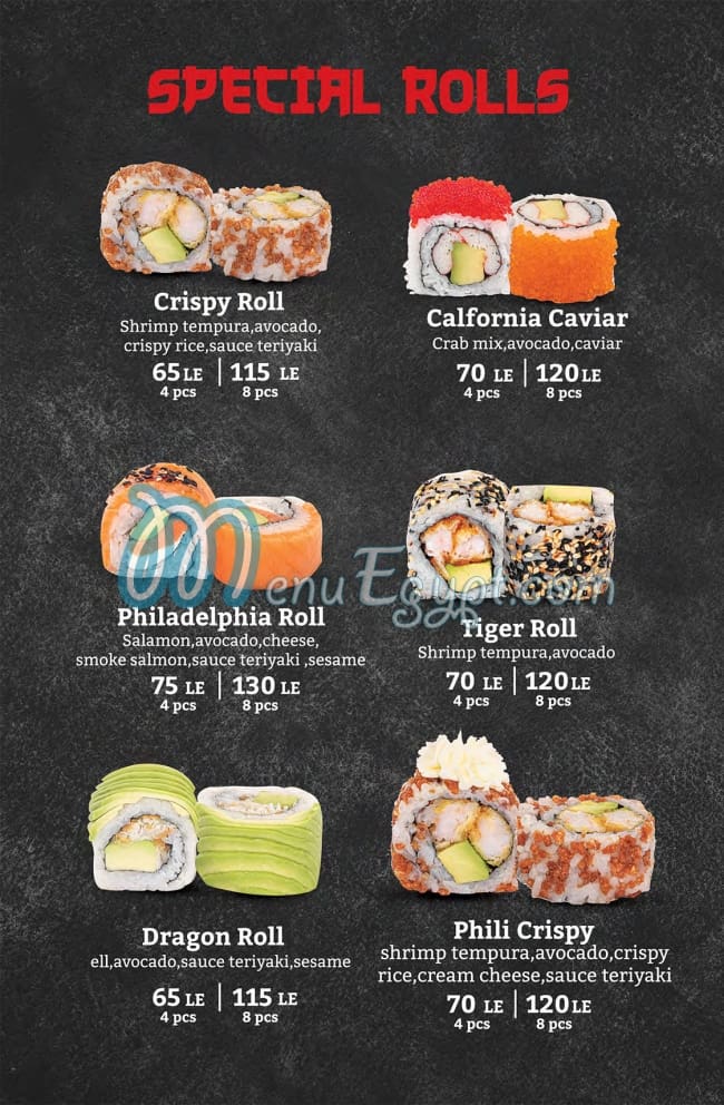 Maguro Sushi menu Egypt 2