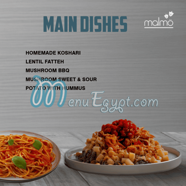 malmo restaurant menu Egypt 2