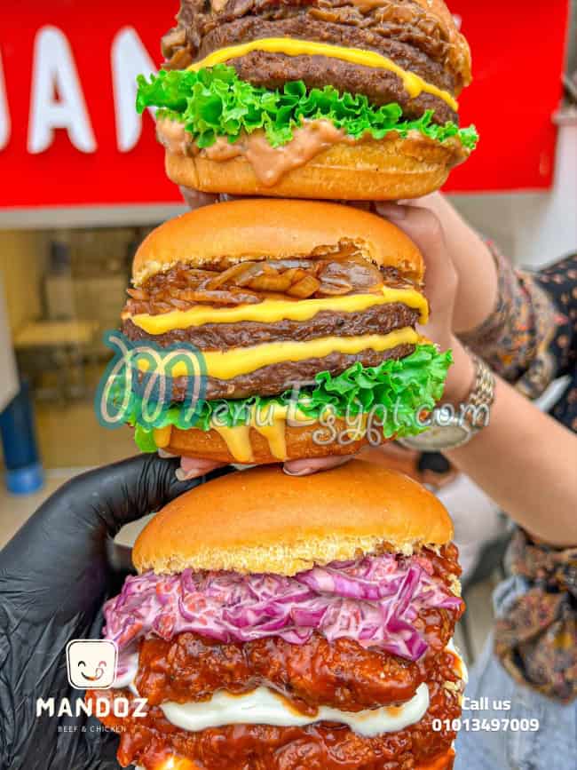 منيو مطعم ماندوز