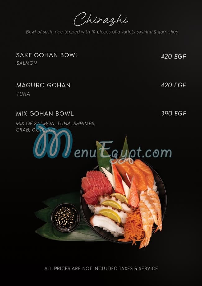 Nagoya Sushi menu Egypt 4