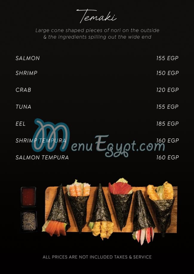 Nagoya Sushi menu Egypt 5