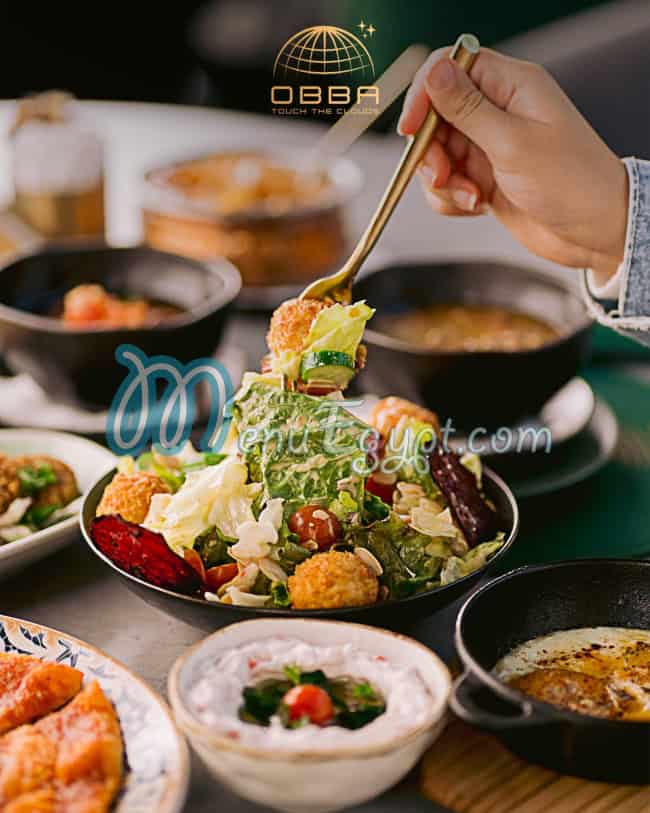 Obba online menu