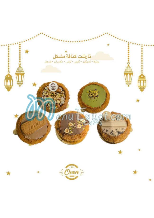 Oven Patisserie menu prices