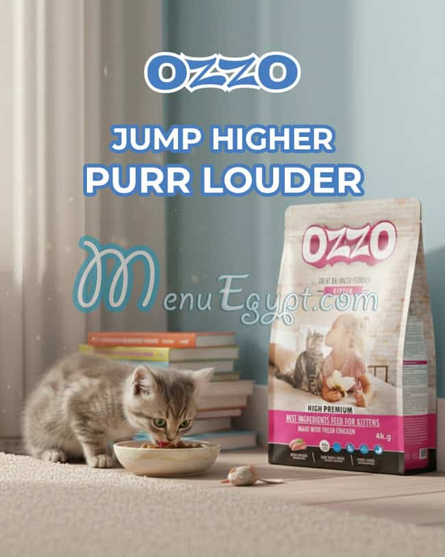 OZZO menu Egypt