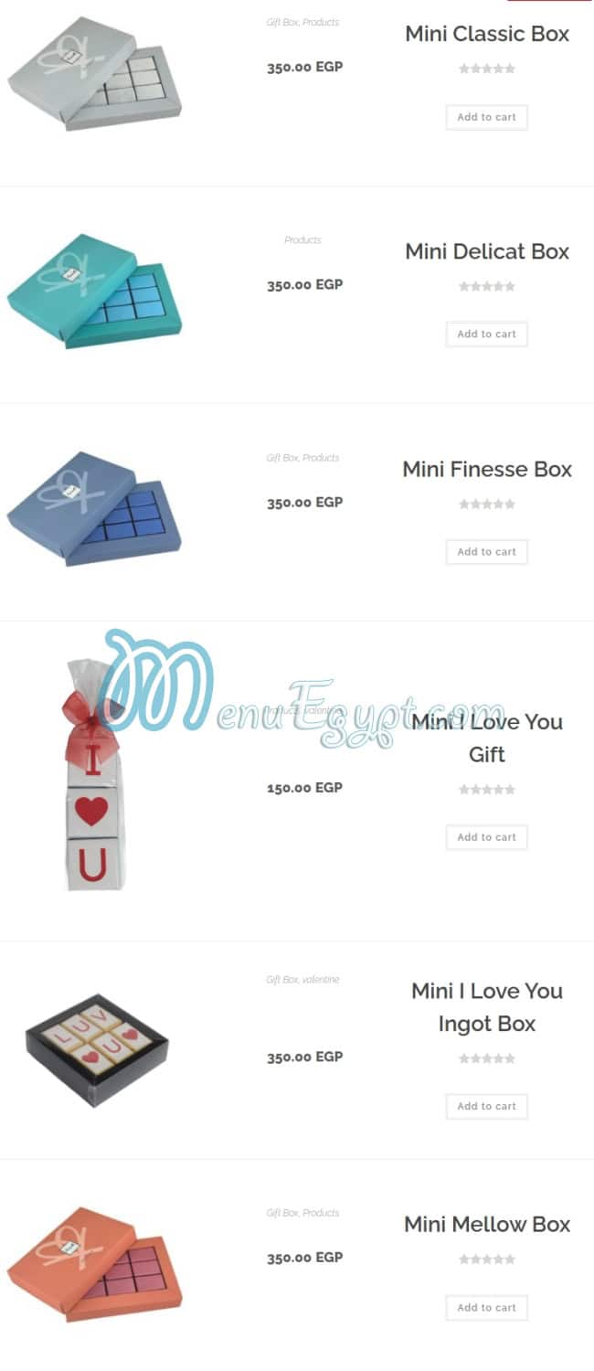 Passionelle menu Egypt 6