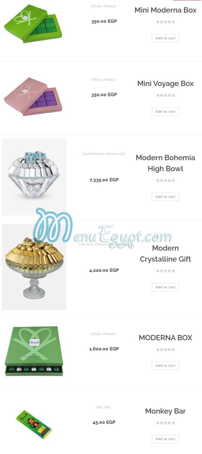 Passionelle menu Egypt 7