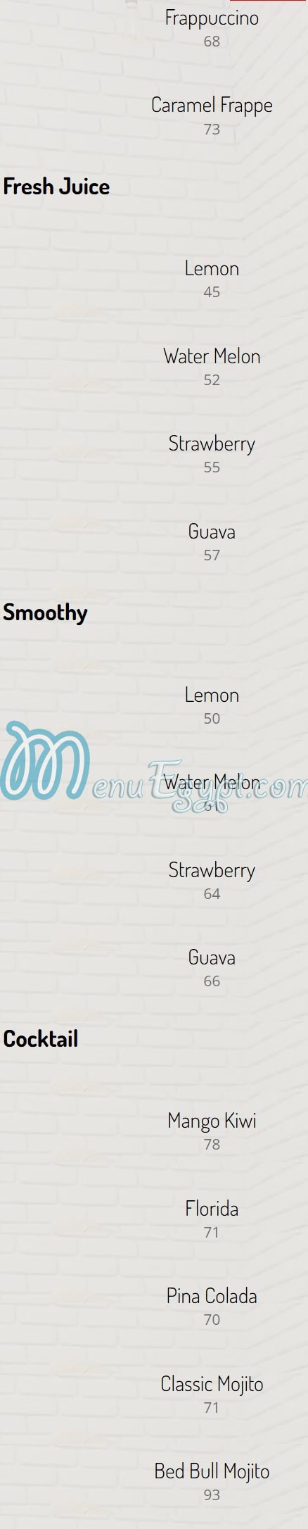 منيو باولو مصر 9