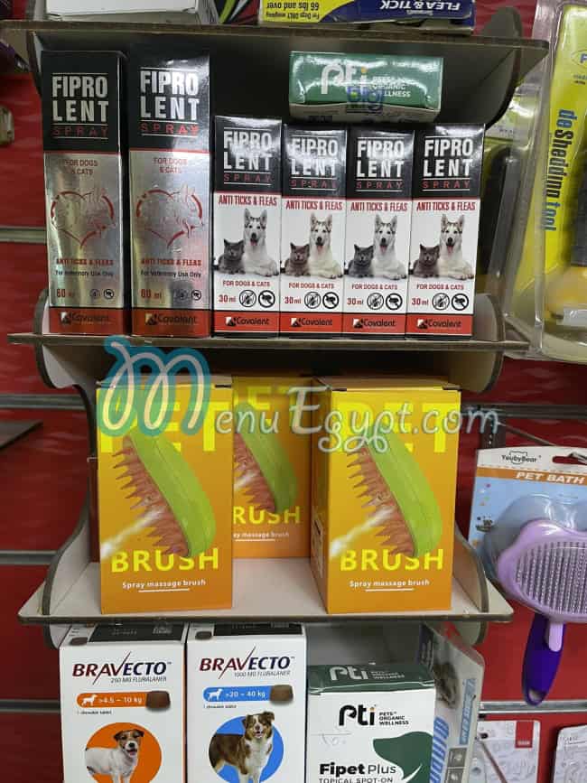 Pets House menu Egypt