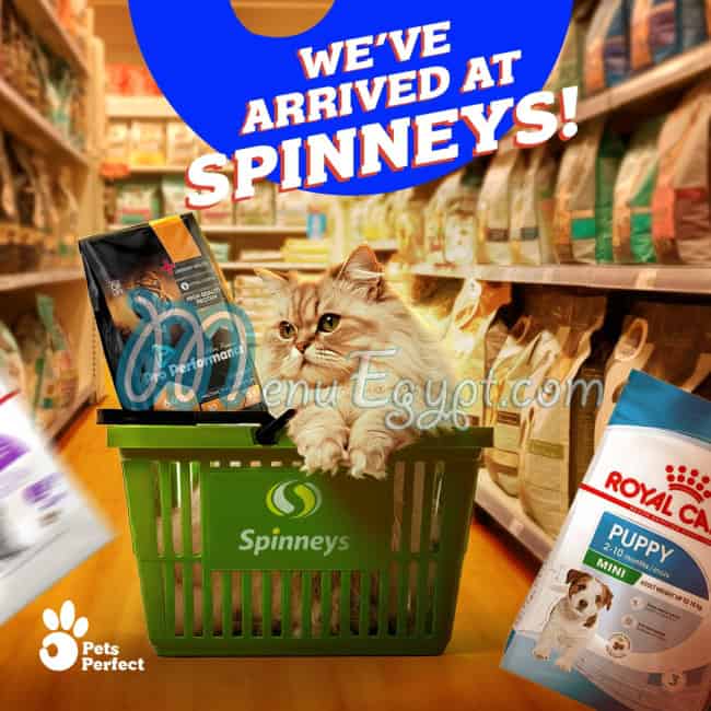 Pets Perfect menu Egypt 2