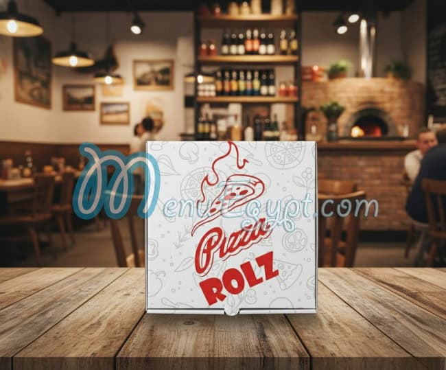 Pizza rolz menu