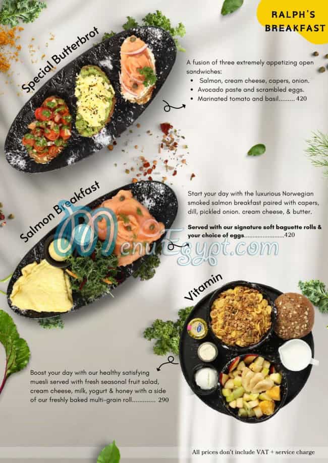 Ralphs German Bakery delivery menu