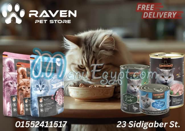 رافين بيت استور مصر منيو بالعربى