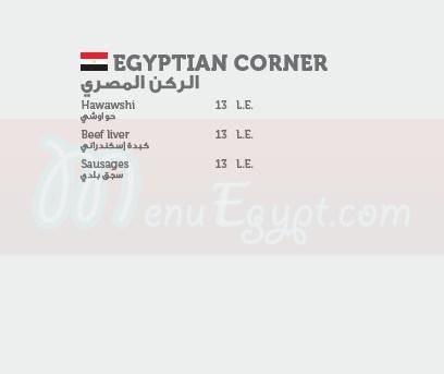 Sandwichini menu Egypt