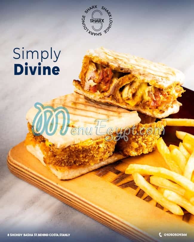 Sharx Lounge menu Egypt 2