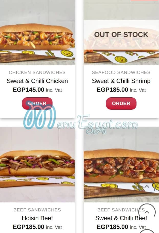 Smileys Grill menu Egypt 7