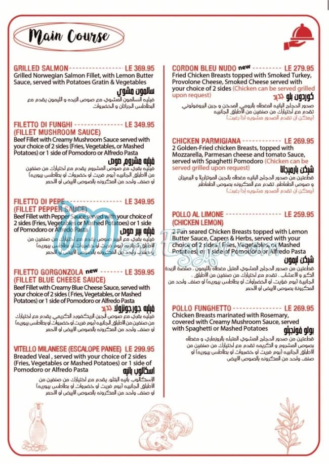 Spaghi delivery menu