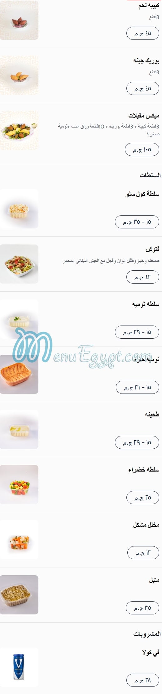 Sultan Ayub menu Egypt 9
