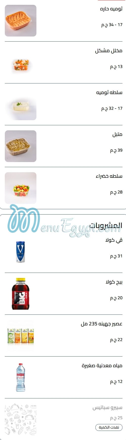 Sultan Ayub menu Egypt 11