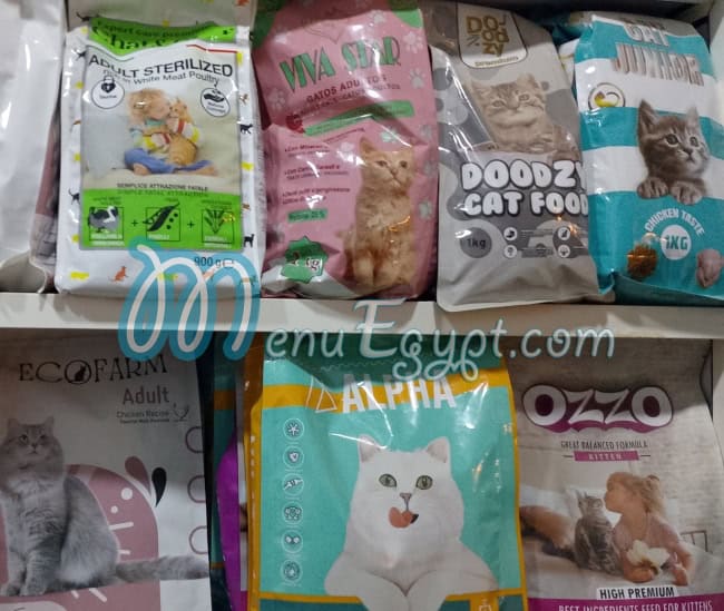 Super Pets delivery menu