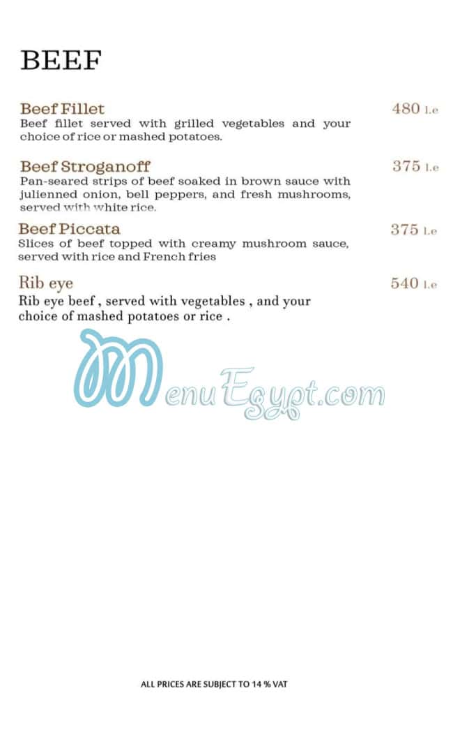 Supreme Cafe menu Egypt 6