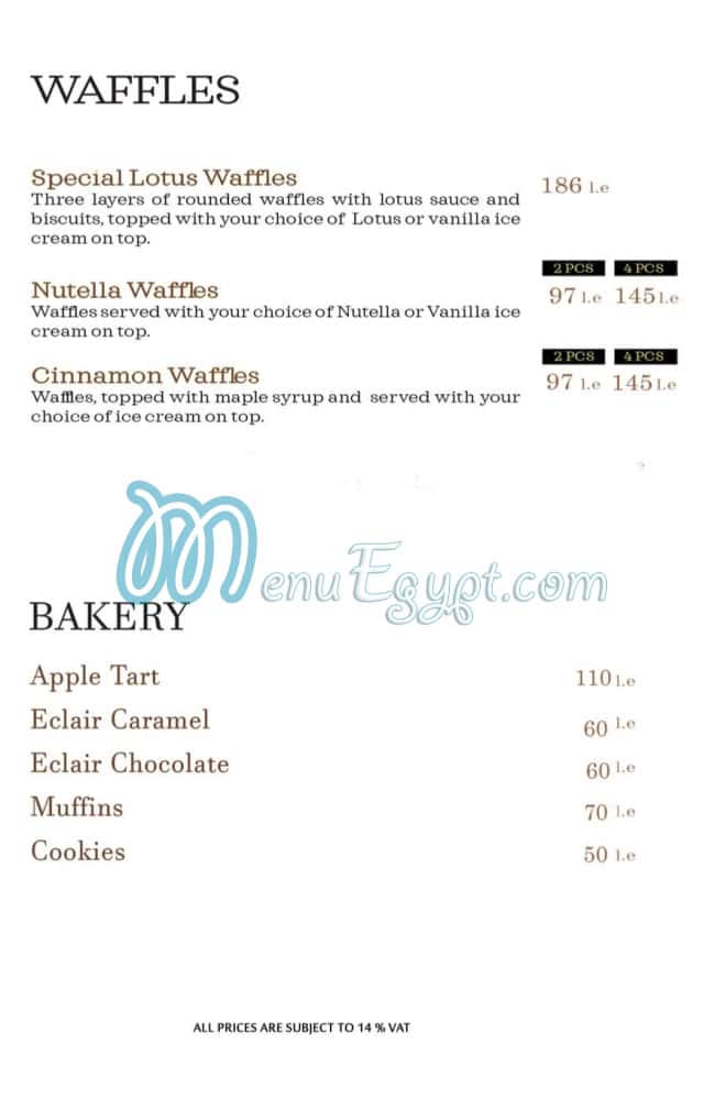 Supreme Cafe menu Egypt 11