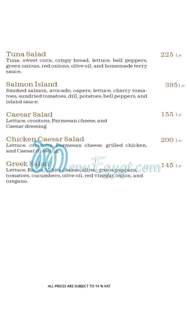 Supreme Cafe delivery menu