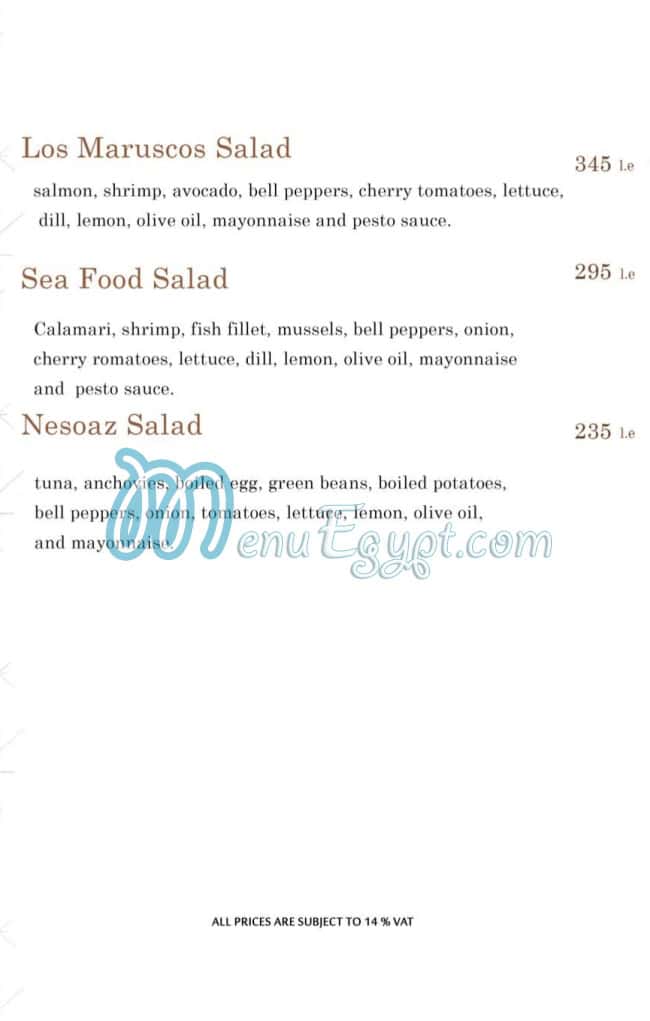 Supreme Cafe online menu