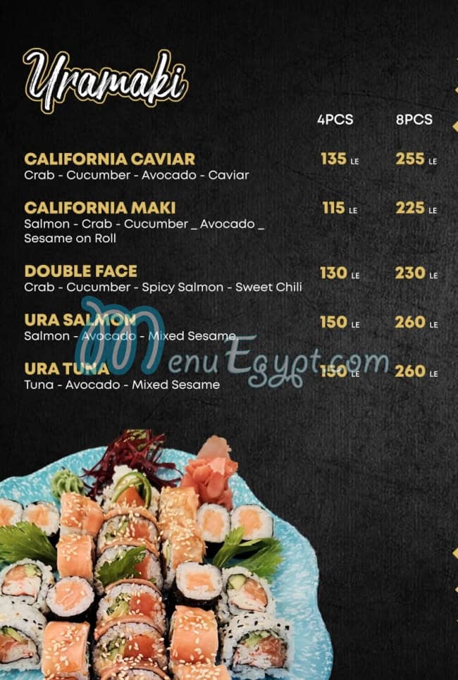 Sushi 9 menu Egypt 8