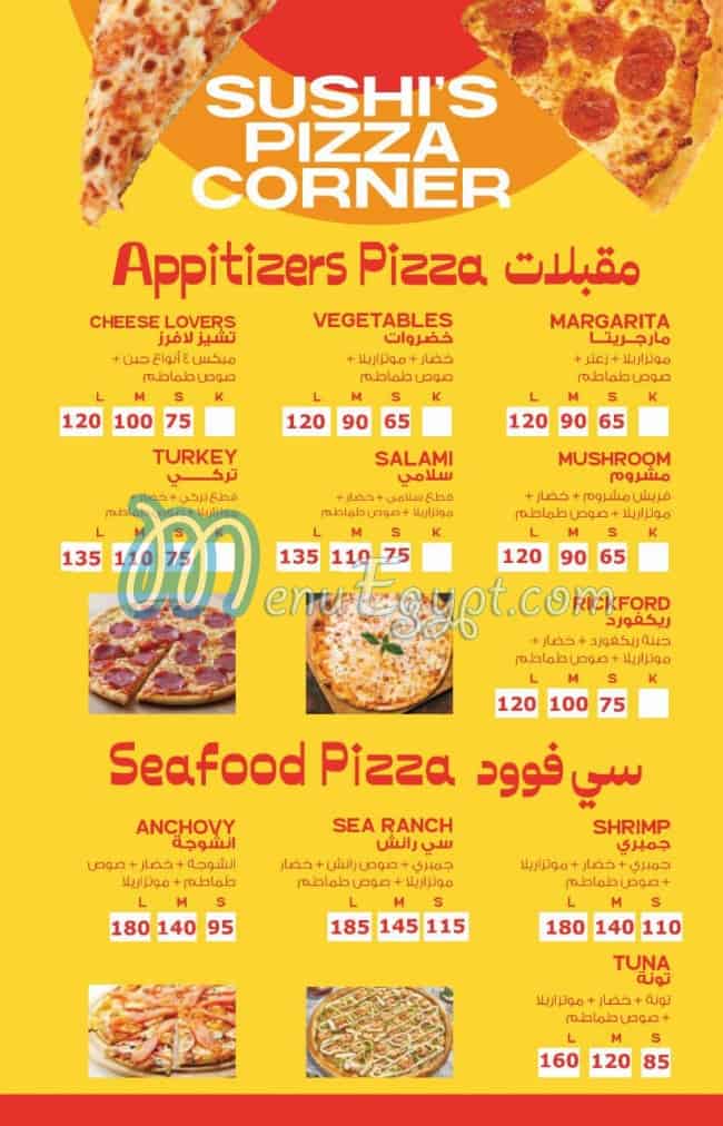 Sushi Crep menu Egypt 4