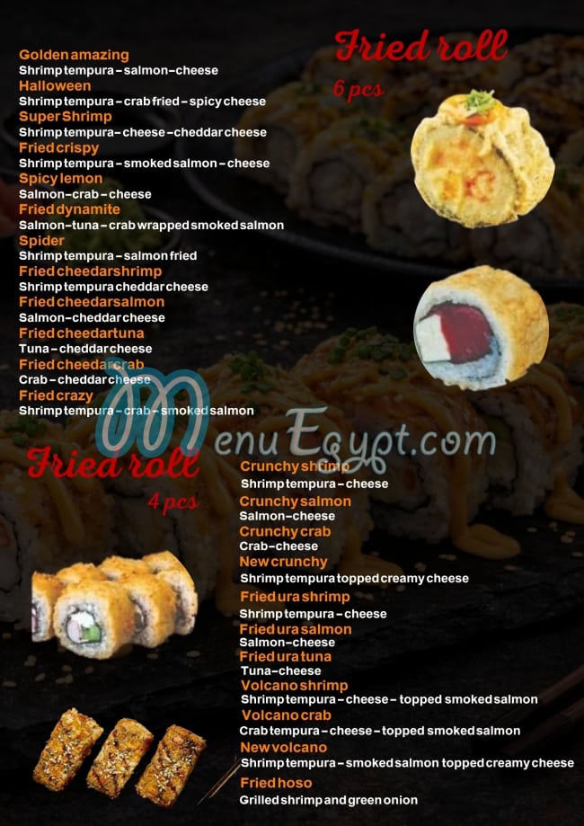 Sushi point online menu