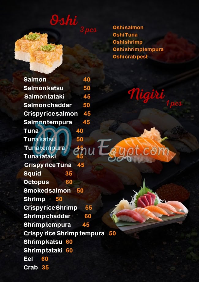 Sushi point menu prices