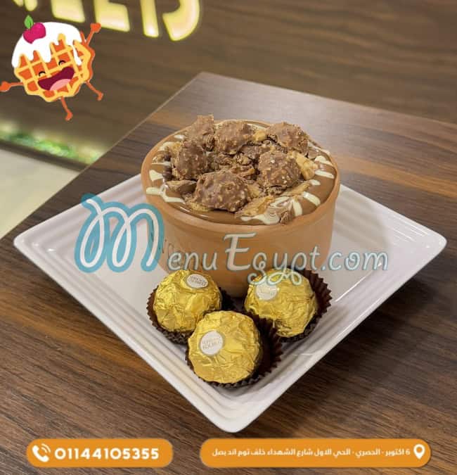 Sweets delivery menu