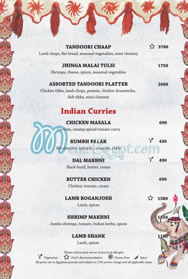 Tao menu prices