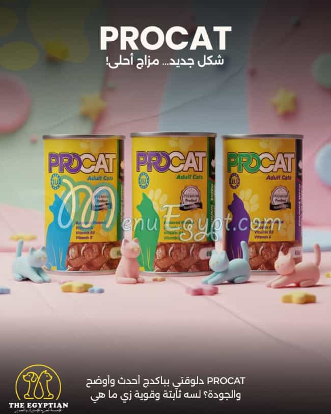 The Egyptian menu prices