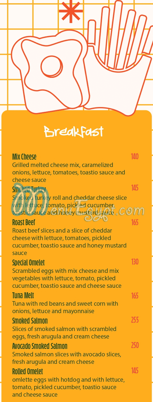 توستيو مصر منيو بالعربى