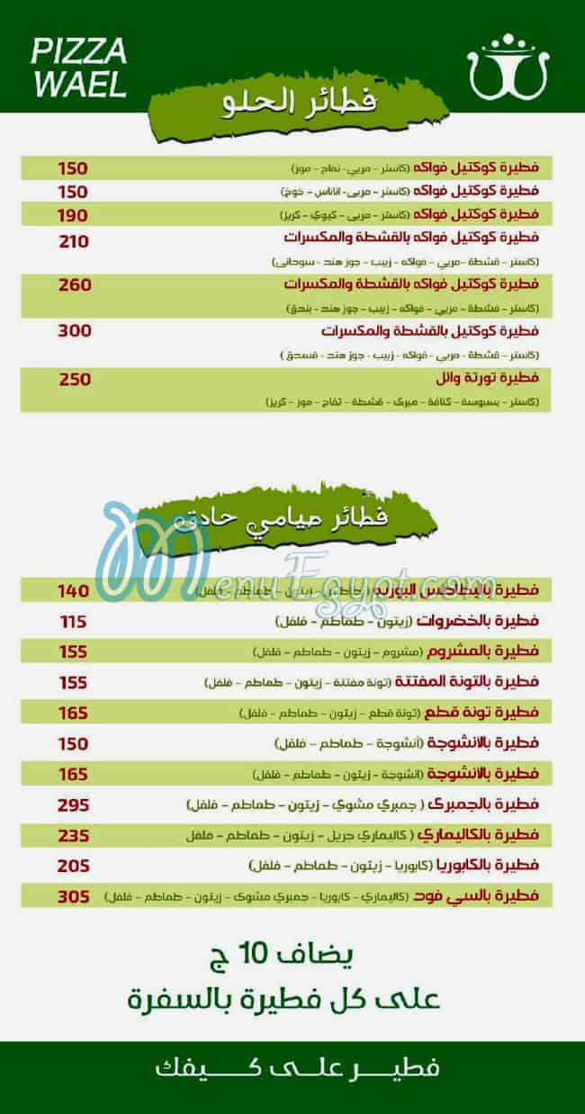 وائل بيتزا مصر الخط الساخن