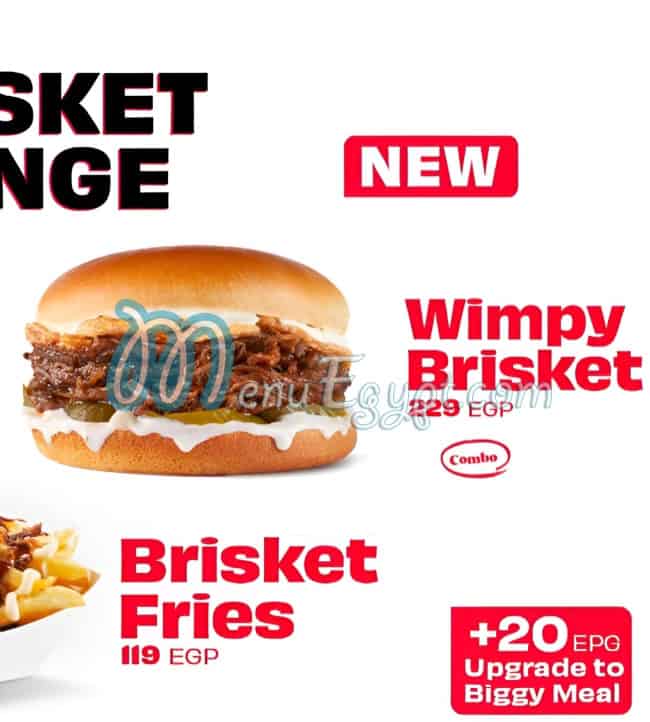 Wimpy menu Egypt 7