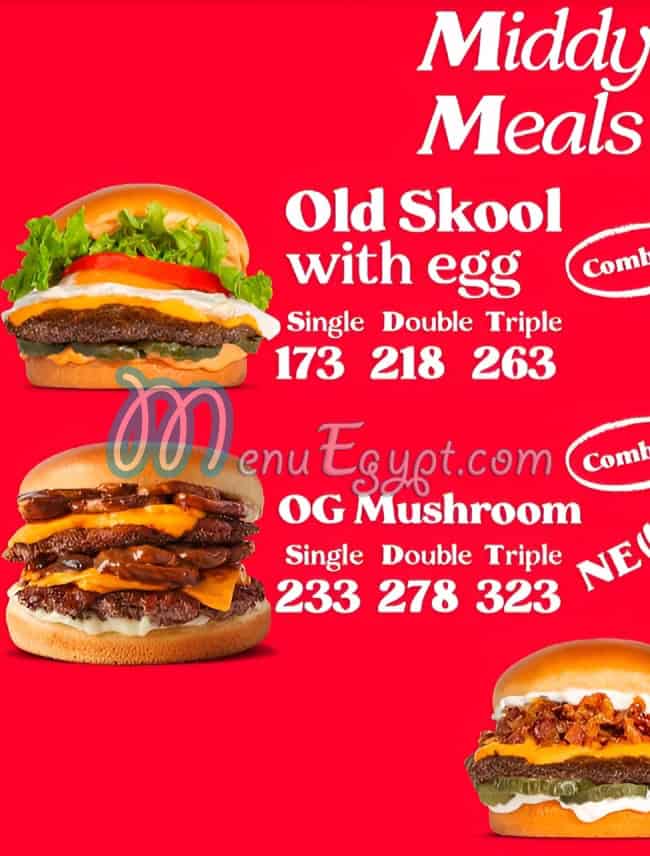 Wimpy menu Egypt 2