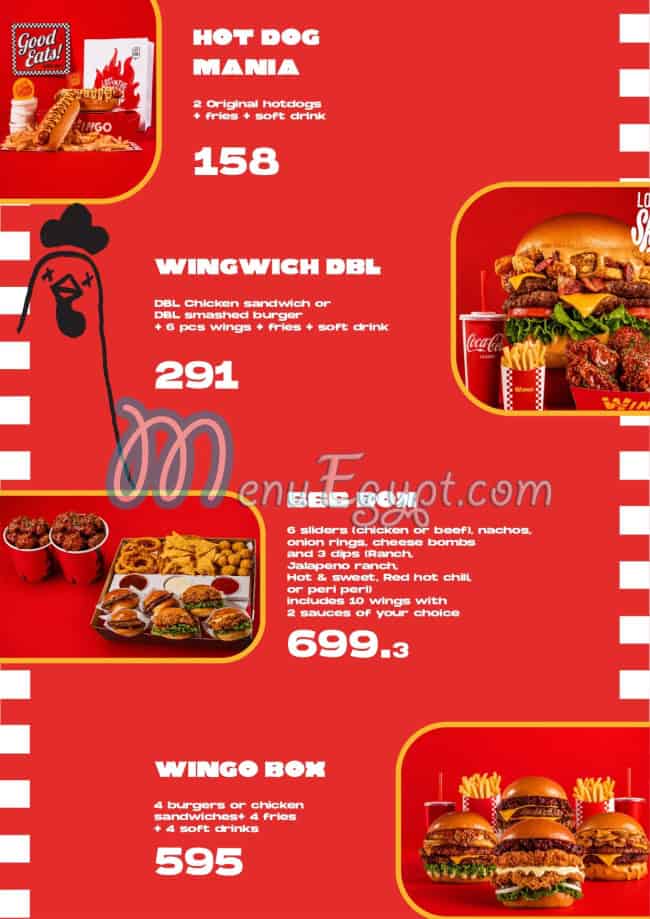 Wingo online menu