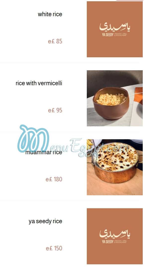 منيو ياسيدي مصر 7