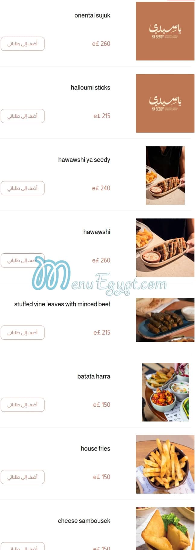 رقم ياسيدي مصر