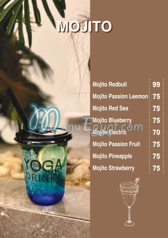 Yoga Drink online menu