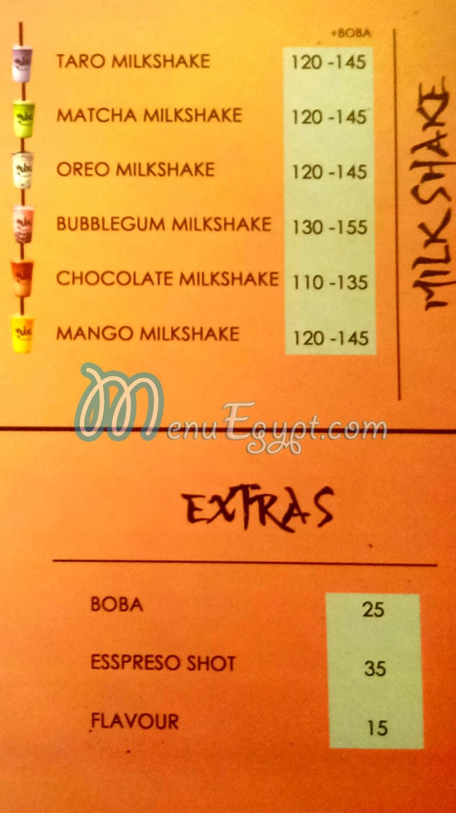 يوكي كافيه مصر منيو بالعربى